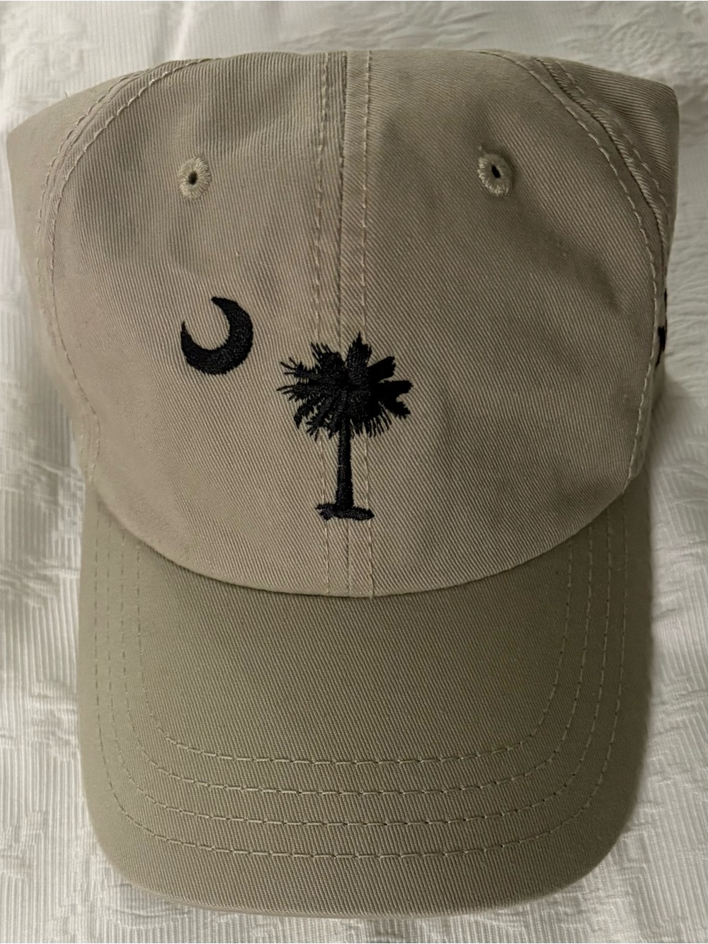 Men's Khaki American Dry Goods South Carolina Palmetto & Crescent Wild Dunes Cap